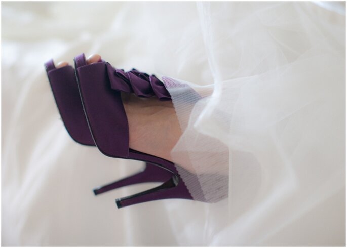 Presume tus increíbles zapatos de novia en unas lindas tomas - Foto Prevoir Photography