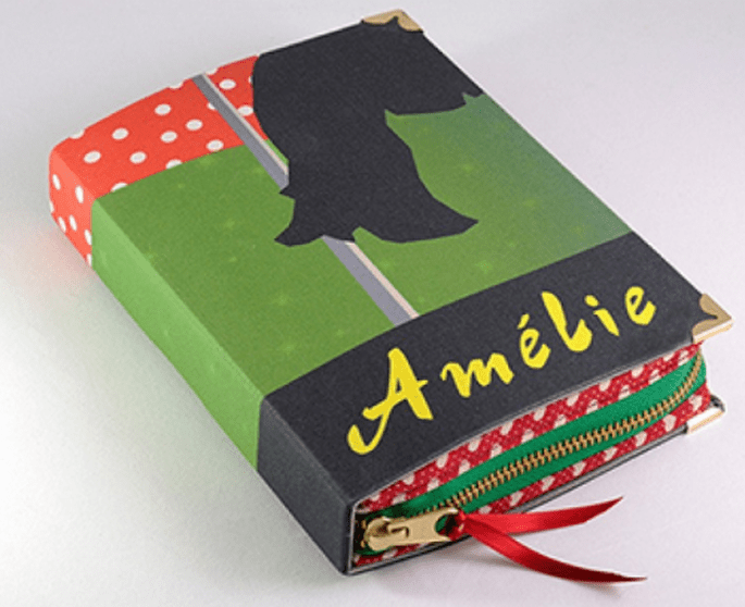 Bolso de fiesta con forma del libro "Amelie" - Foto PS Besitos