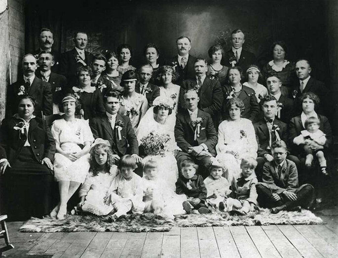 Boda en 1910. Foto: Beaton Institute