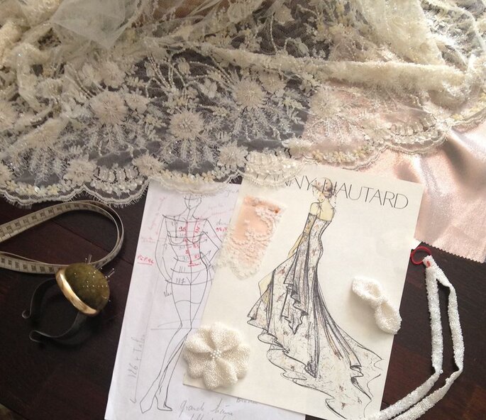 La créatrice de robes de mariée Fanny Liautard sera présente sur le salon. 