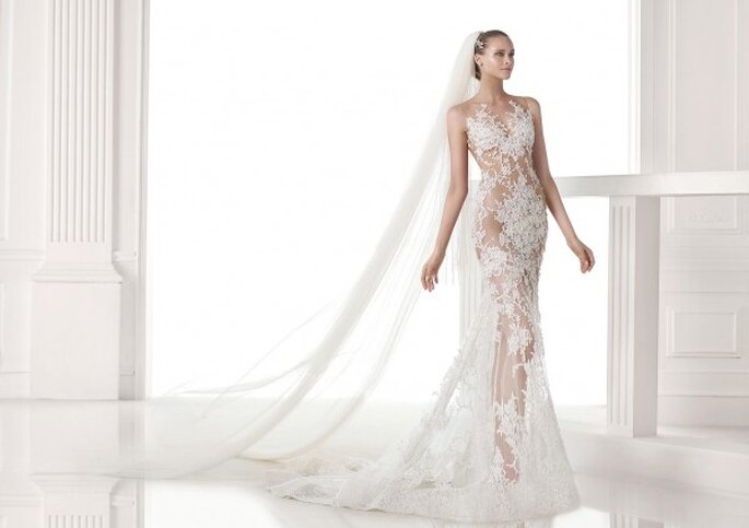 Por qué están de moda los vestidos de novia corte sirena - Pronovias