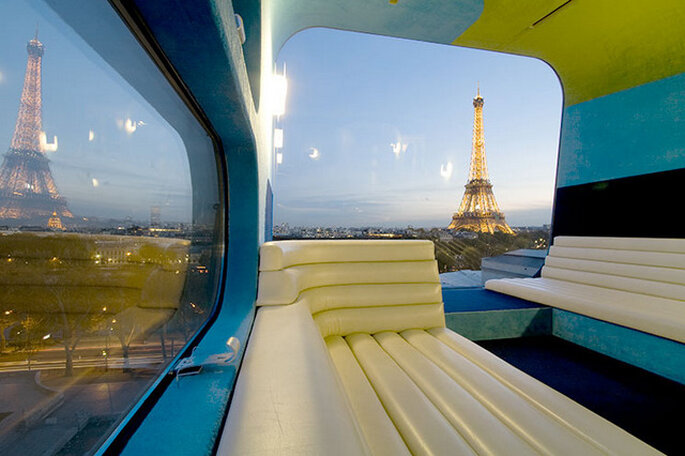 Vue de Paris depuis l'Hotel Everland. Photo: www.everland.ch