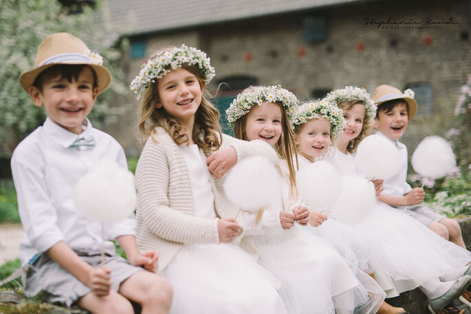 Kinder für die Hochzeit stylen