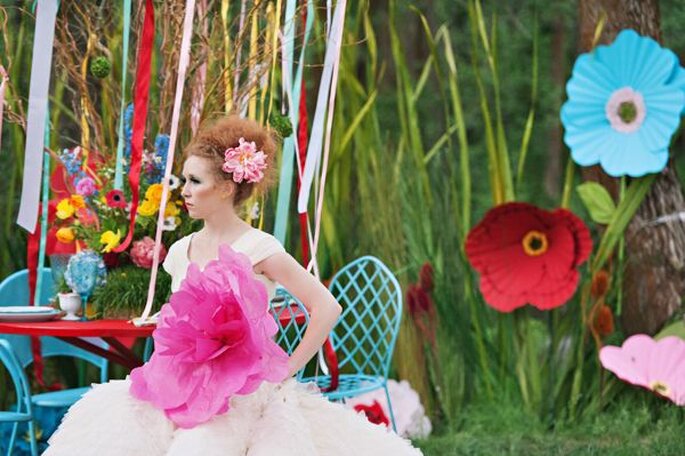 Decora tu boda con una inspiración en un jardín fantástico - Mikki Platt