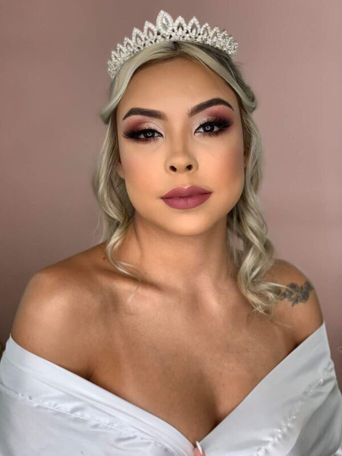 Isabela Palacio Makeup maquillaje novia rubia