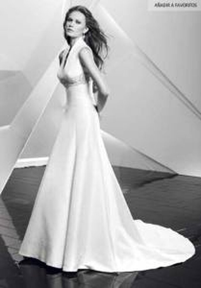 Vestido de novia - Pepe Botella - Vestido largo, tirantes triangulares