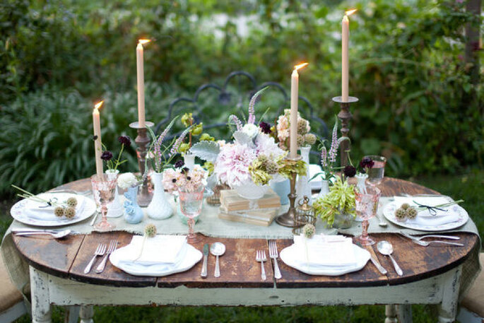 Detalles para una boda shabby chic - Becca Rillo Photography