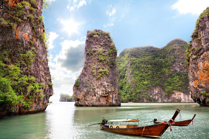 Preciosas islas del océano, Tailandia.