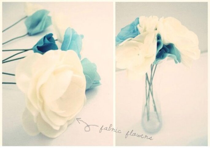 Arreglos florales. Foto de Handmade by Sara Kim.