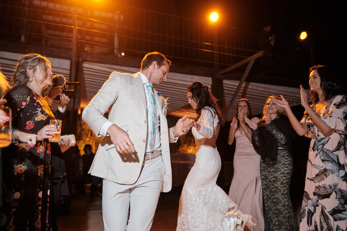 pista de dança de casamento