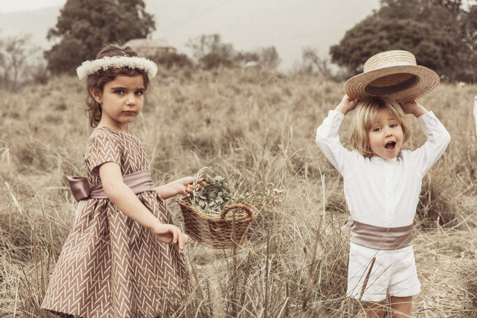 Vestidos para los pajes de boda