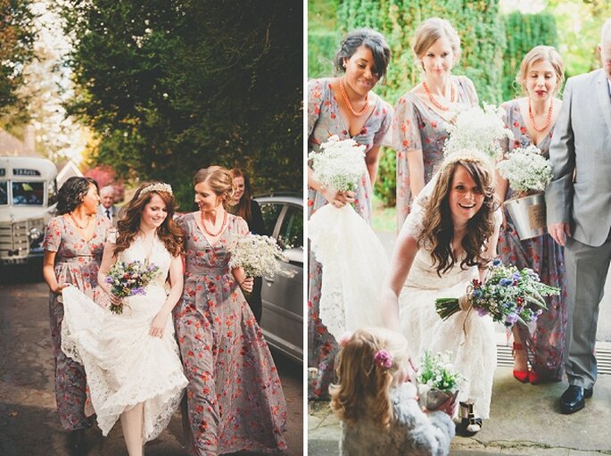 Una boda hipster inspirada en la magia de Alicia en el país de las maravillas - Foto Ellie Gilliard
