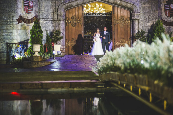 Casamento clássico no castelo