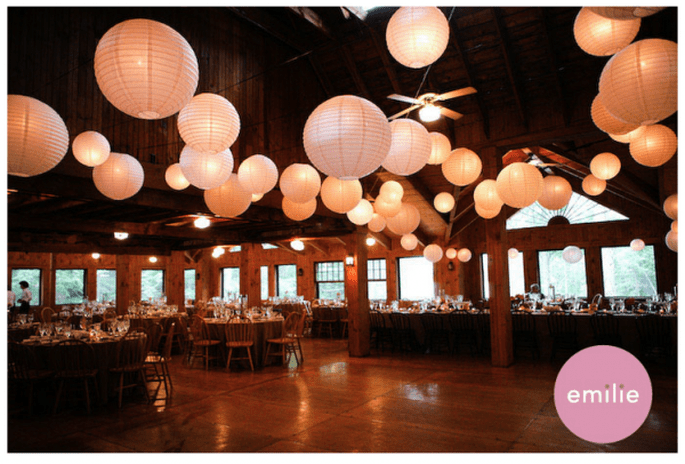 Tendencias en iluminación para bodas 2014 - Foto Emilie Inc
