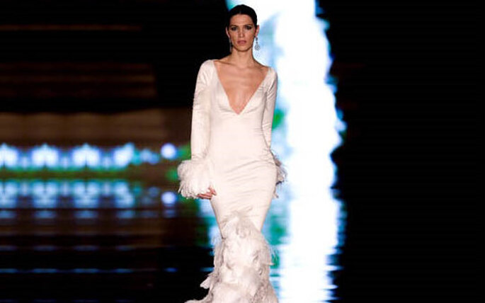 Collar Cap hielo Vestidos de novia con inspiración flamenca Vicky Martin Berrocal 2010