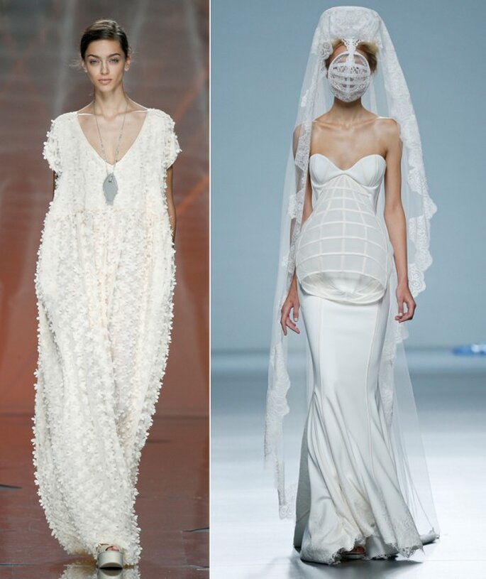 Vestidos de novia 2015 desde la semana de la moda de Madrid - Foto Ailanto y Maya Hansen