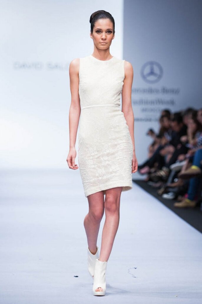 Vestidos de novia 2015 con un tinte hippie - Foto David Salomón en MBFWMX