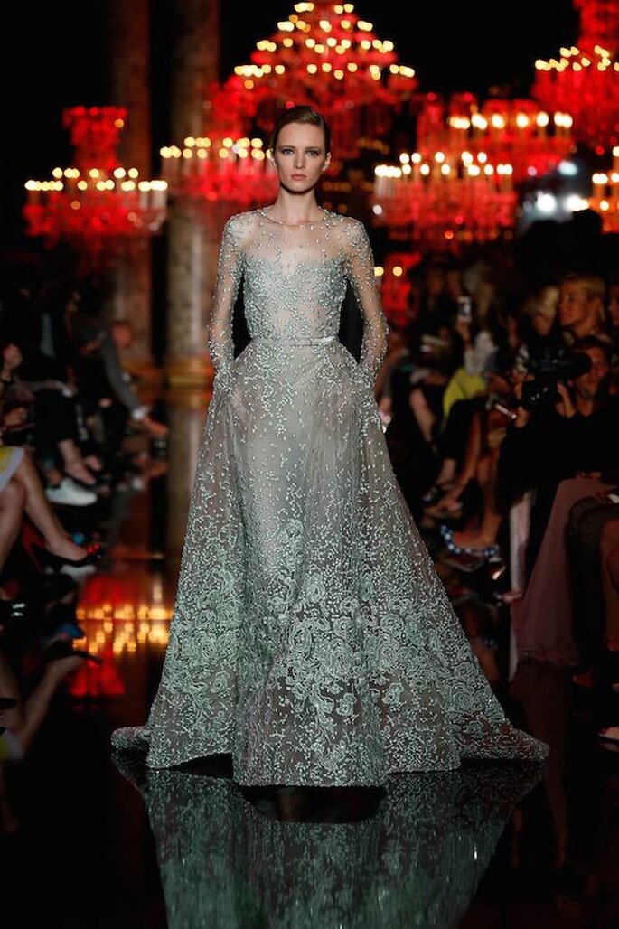 Vestidos de fiesta alta costura otoño 2014 - Foto Elie Saab