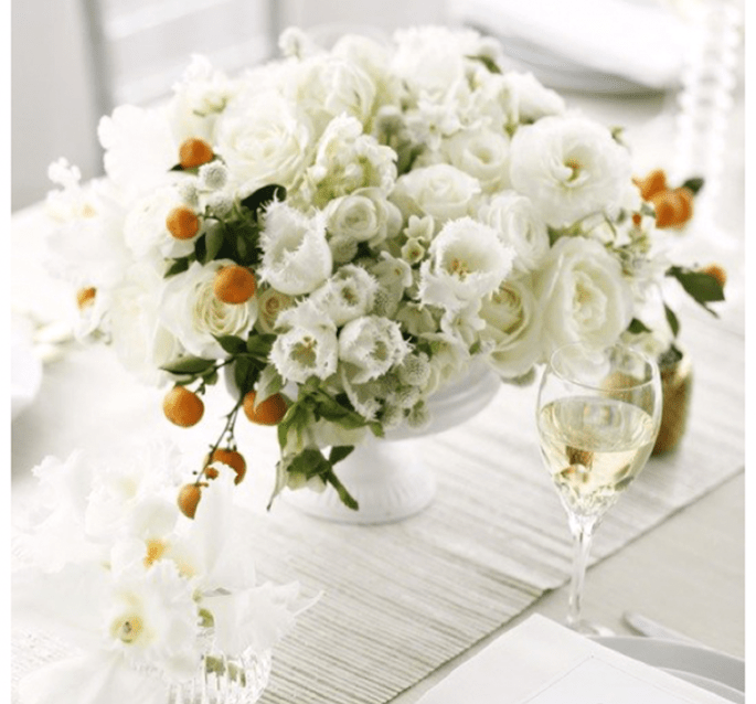 Los centros de mesa más elegantes para una boda en 2014 - Foto Belathée