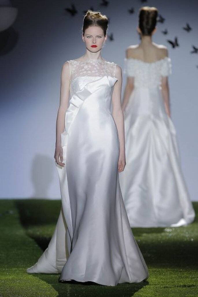 Vestido de novia de Miquel Suay 2014. Foto: Barcelona Bridal Week / Ugo Cámara