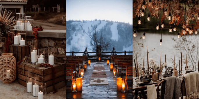 3 inspirations pour un mariage en hiver