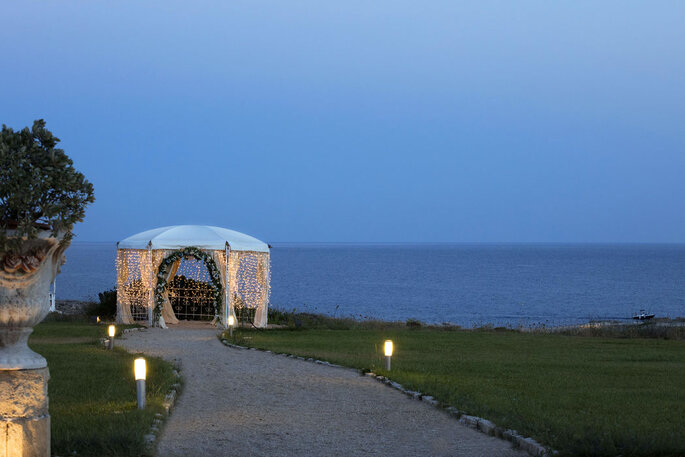 gazebo sul mare