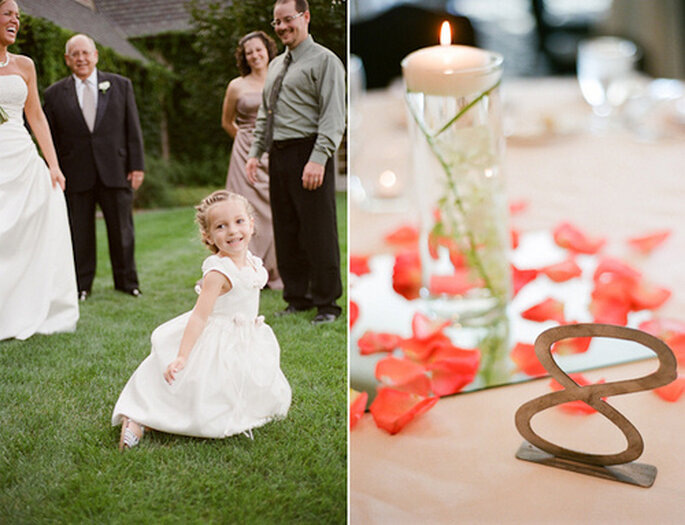 Une jolie décoration pourra vite impressionner les invités de votre mariage. Photo: Amy Majors Photography
