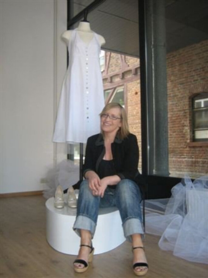 Angela Marion Stöckel in ihrem Atelier