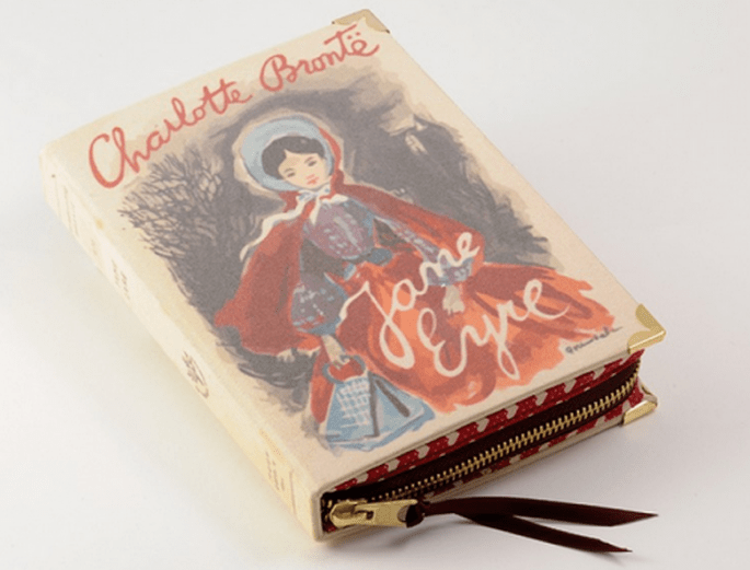 Bolso de fiesta con forma de libro de Jane Eyre - Foto PS Besitos