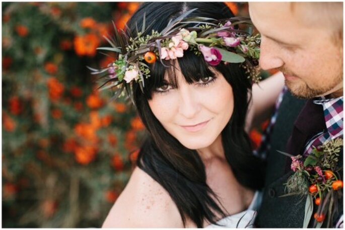 Séance photographique de mariage inspirée par l'automne - Photo: Alyssia B Photography