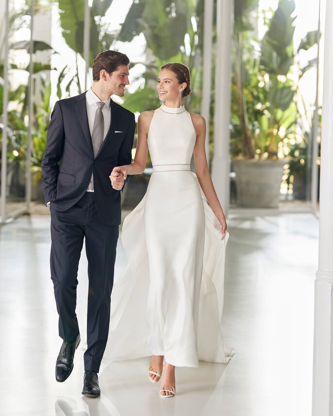 deseo Por adelantado Puntuación Los 136 vestidos de novia sencillos más elegantes de 2023