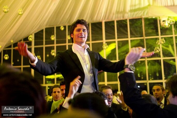 Disfrutar de una boda cuando estás organizando tu propia boda. Foto Antonio Saucedo