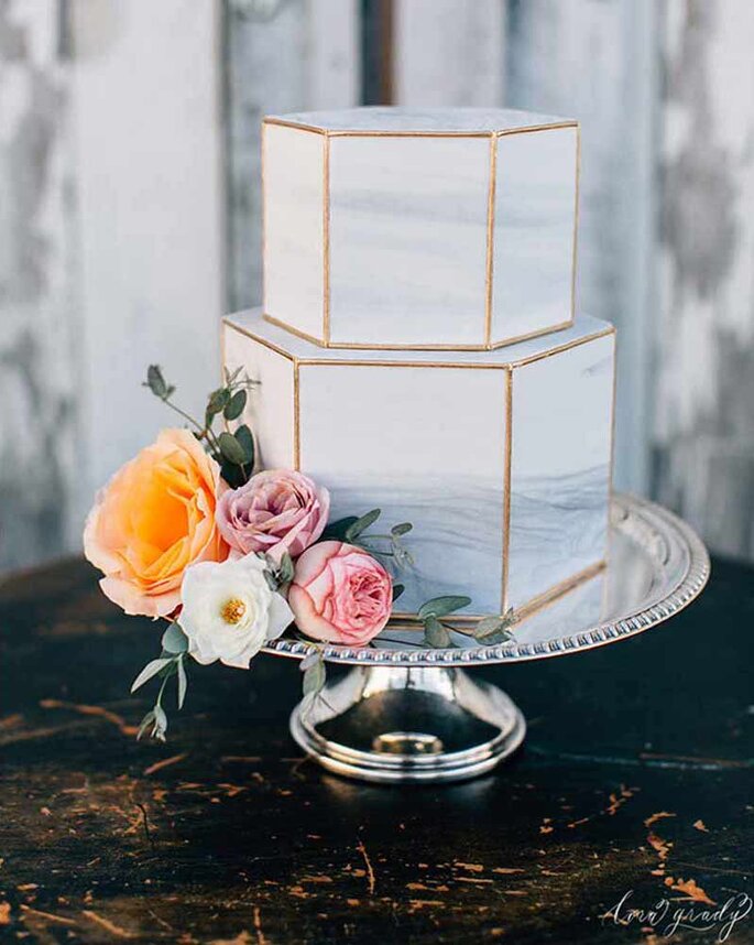 Marble cake para casamento