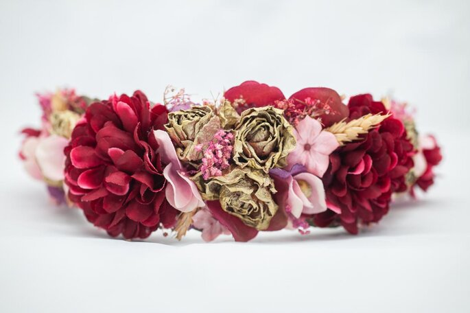 Corona de niña de flores de primavera, corona de pelo de flores, corona de  flores de boda, corona floral, halo de flores, corona de flores de boda  Boho, diadema de flores 