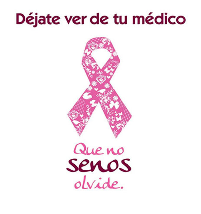 Logo de la campaña de prevención del cáncer de seno 2012 de la Liga Colombiana Contra el Cáncer