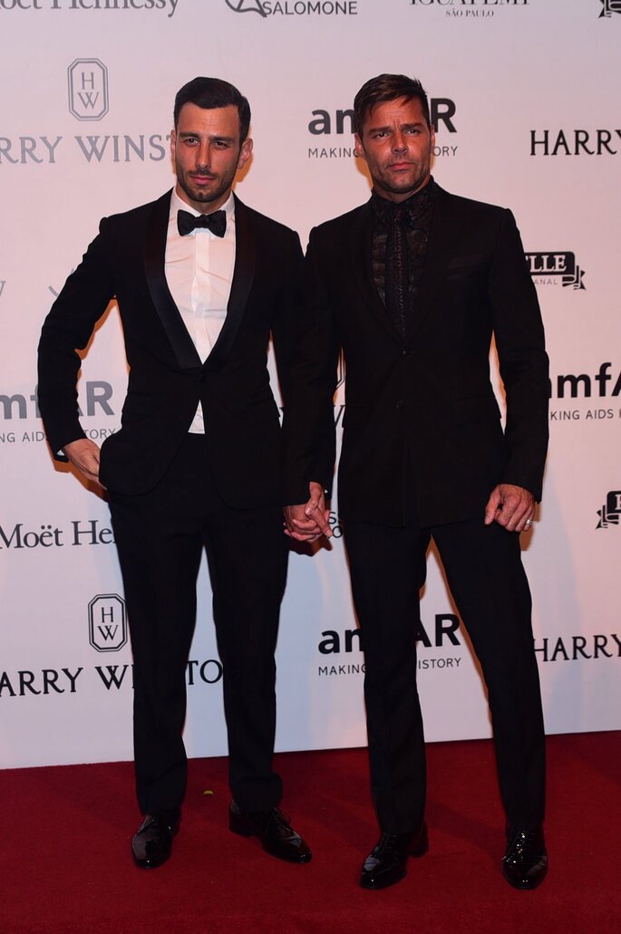 Ricky Martin y Jwan Yosef.