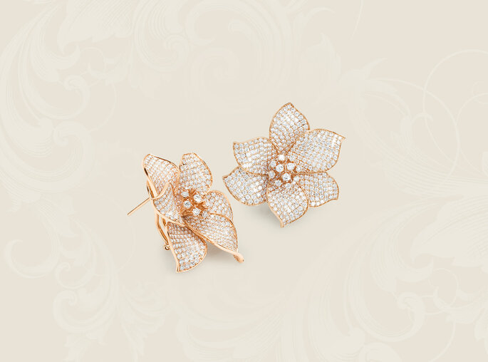 boucles d'oreilles de mariée