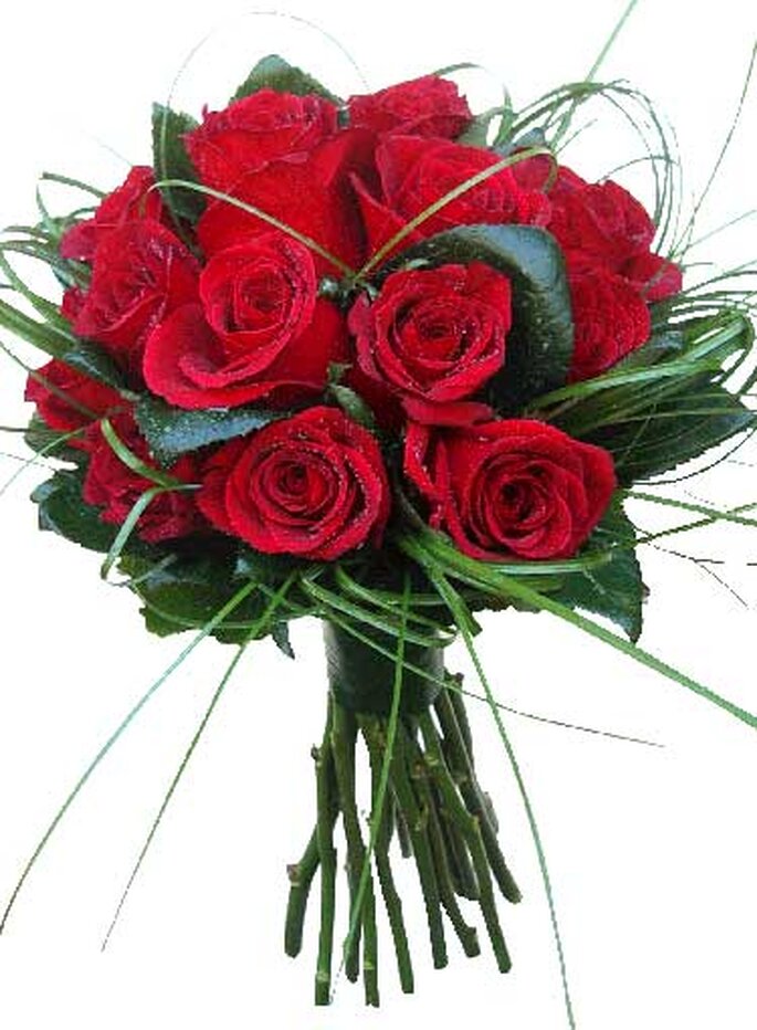 Ramos de novia con rosas
