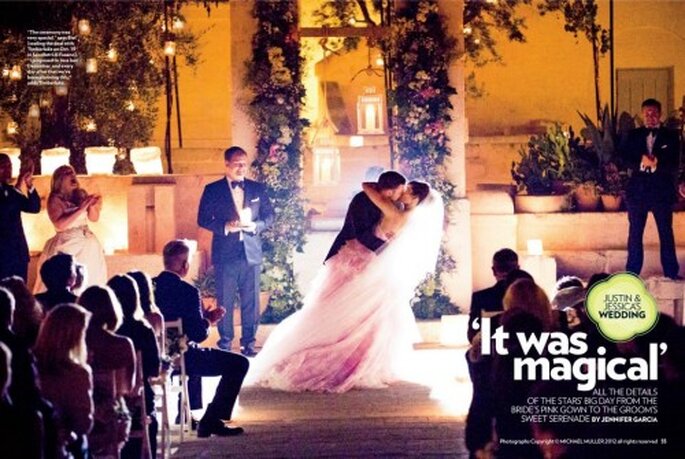 Romantica boda de Jessica Biel y Justin Timberlake en Italia - Foto Tom Ford Facebook