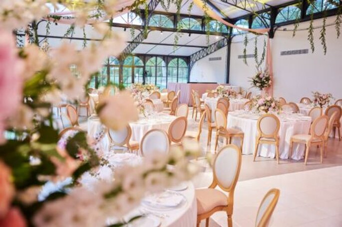 orangerie pour mariage au Château de Courcelles