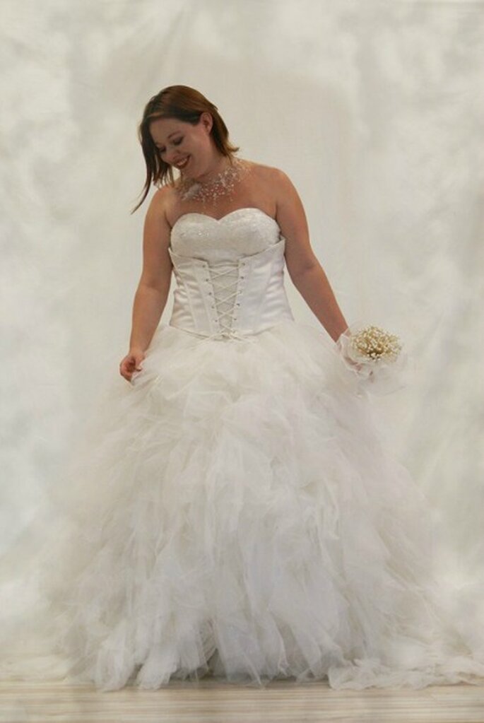 Robe de mariée Au coeur d'un rêve, modèle Balance - Photo : Au coeur d'un rêve