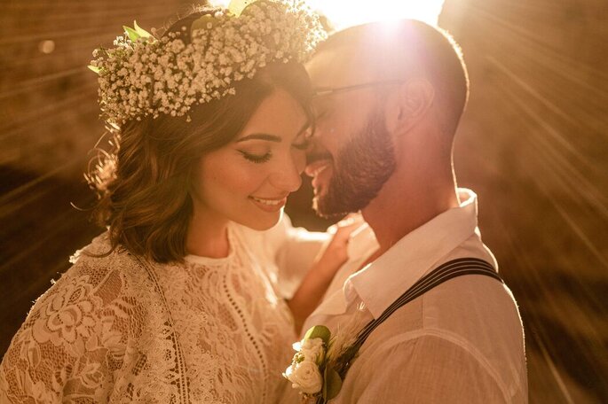Una coppia si bacia in uno scatto Gaetano Clemente Wedding Storyteller
