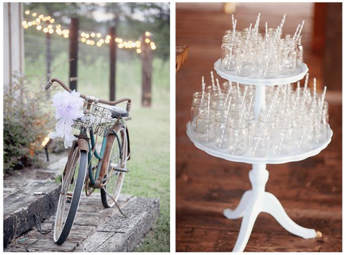 Decoración de una boda con bicicletas - Foto Simply Bloom Photography