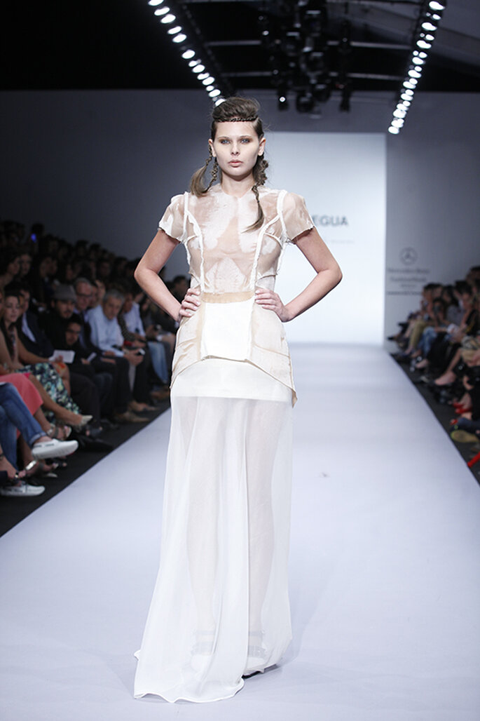 Vestidos de novia otoño 2014 Tregua - Foto Mercedes Benz Fashion Week México