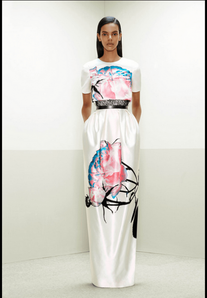 Vestido de novia para Pre Fall 2014 con estilo Avant Garde - Foto Prabal Gurung