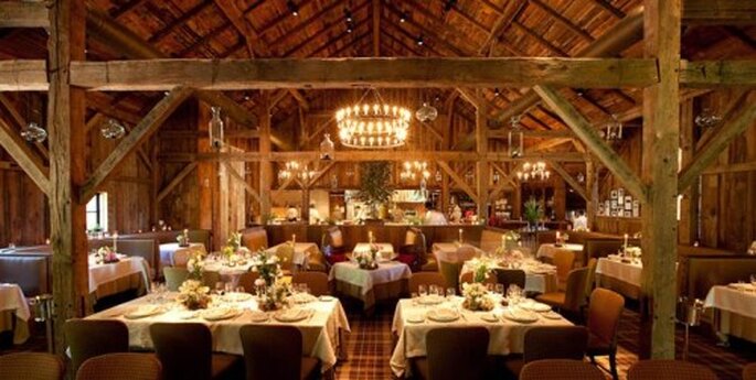 Elegante salón donde se casó Kelly Clarkson - Foto Blackberry Farm