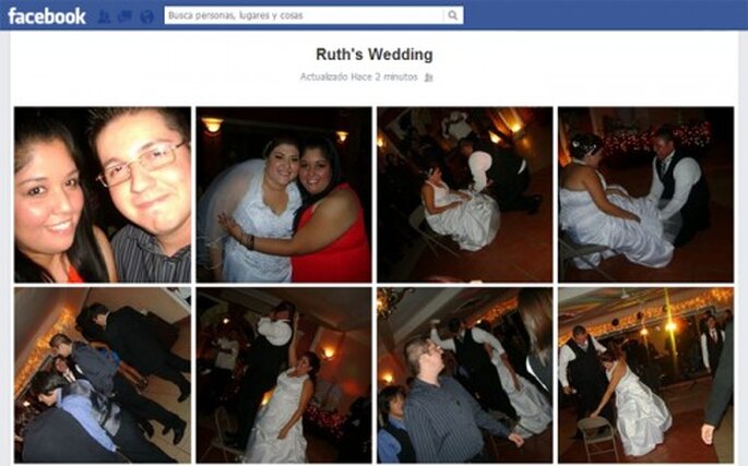 Pide a tus invitados que te etiqueten en sus álbumes de Facebook del día de tu boda