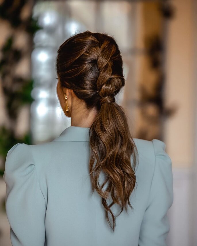 Coiffures de mariage avec tresses