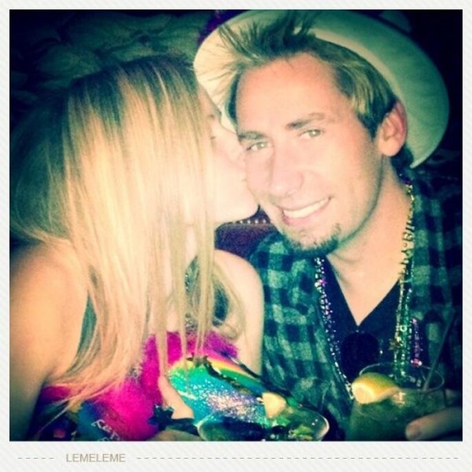 Avril Lavigne se casó con el cantante Chad Kroeger - Foto Avril Lavigne Facebook