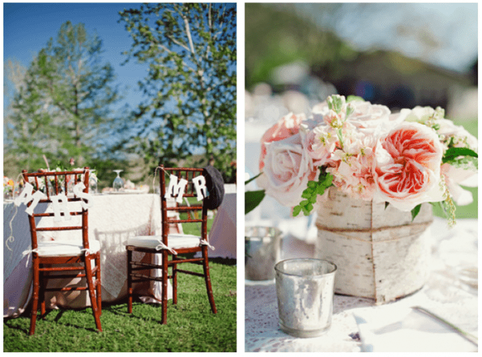 Los centros de mesa más elegantes para bodas 2014 - Foto The Nichols